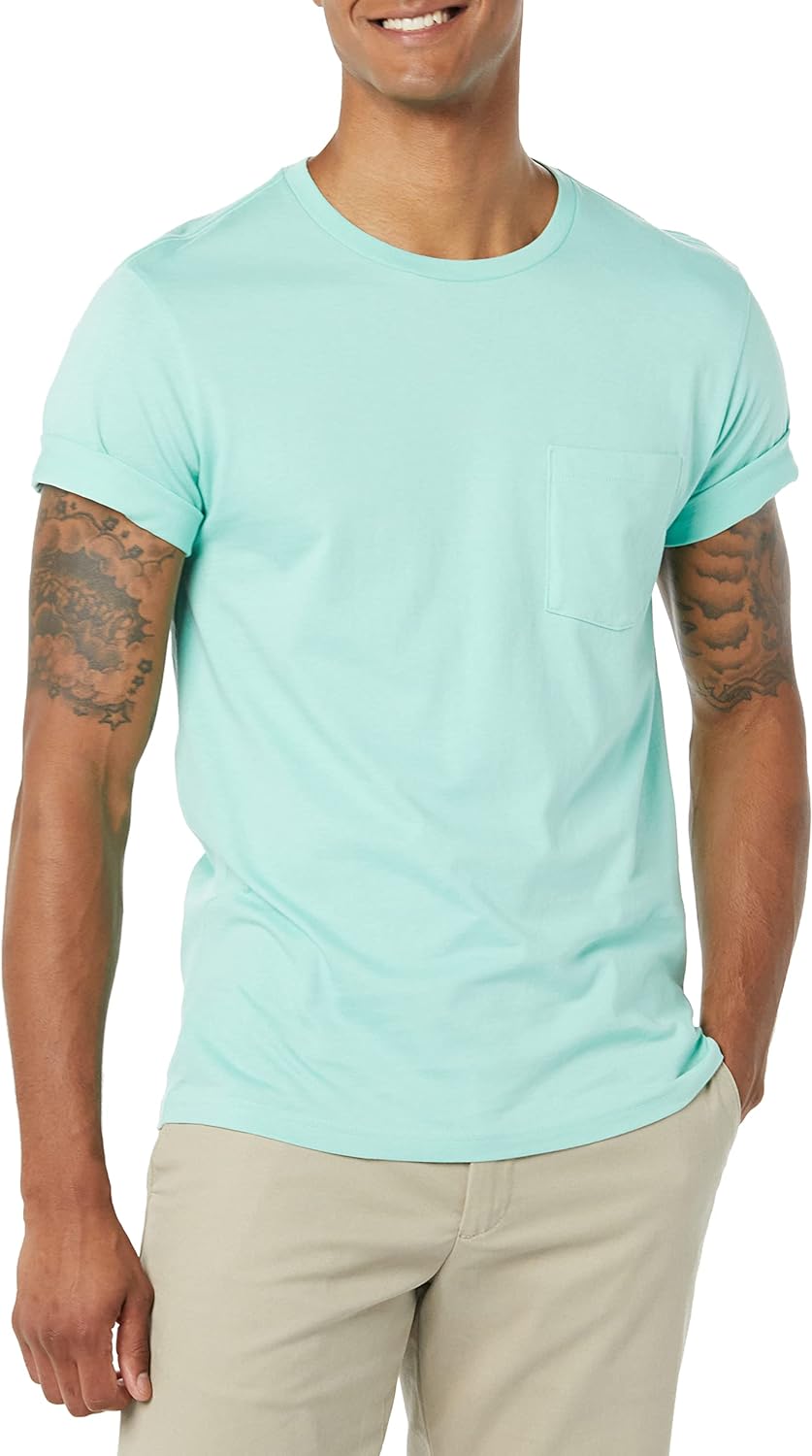 Amazon Essentials Men’s Slim-Fit Short-Sleeve Crewneck Pocket T-Shirt Review